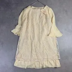 【新品】ローズティアラ レース切替ワンピース 42 大きいサイズ お呼ばれ