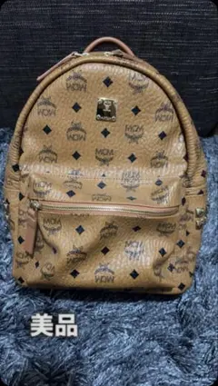 MCM ロゴプリント ブラウンリュックのサムネイル