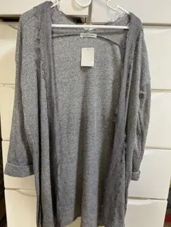 新品未使用　アルファベットアルファベッツ　カーディガン　グレー