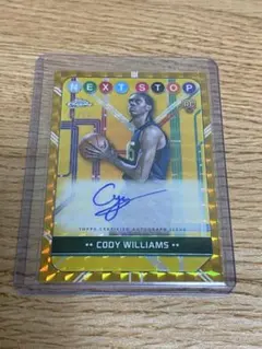 Cody Williams サイン入りカード 2024-25