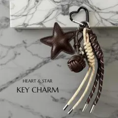 じゃらじゃらキーホルダー バッグチャーム キーチャーム パラコード 星 韓国