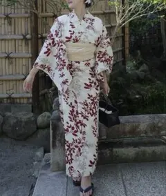 asaka 二部式 浴衣 帯セット 桐下駄 asaka 二部式 浴衣 帯セット 桐下駄 - メルカリ