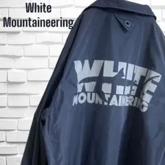ホワイトマウンテニアリング コーチジャケット　バックロゴ　デカロゴ 人気デザイン