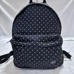 極美品 PORTER リュック バックパック 星柄 ナイロン 大容量 ブラック