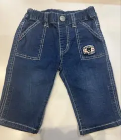 DOUBLE.B ハーフパンツ デニムブルー　100 美品