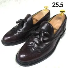 ✨美品✨ ハルタ タッセルローファー ウイングチップ メダリオン ブローグ 茶