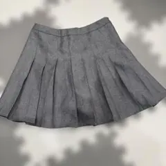 GRL グレー プリーツミニスカート