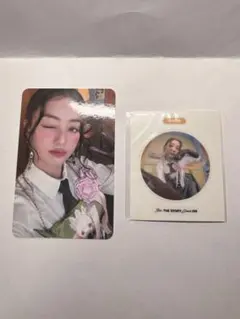 TWICE ジヒョ　トレカ、シール