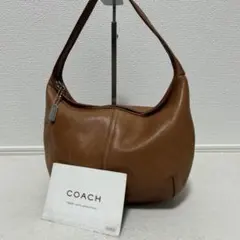 COACH コーチ レザー ワンショルダー　ショルダーバッグ ブラウン