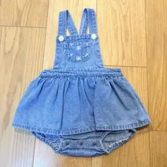 デニムオーバーオール　サロペット　70