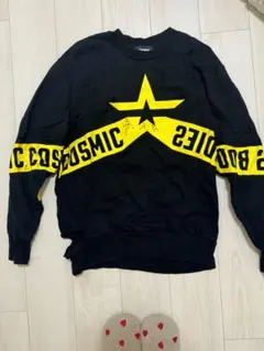 DIESEL COSMIC トレーナー Sサイズ ブラック/イエロー