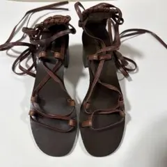 PIPPICHIC ピッピシック　レース　編み上げ サンダル y2k 36.5