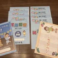 四谷大塚 リトルくらぶ3年生 算国 春期講習教材セット - メルカリ