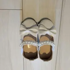 ホワイト フォーマルシューズ 16.5