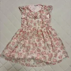 anyFAM 花柄ノースリーブワンピース ピンク120cm