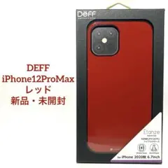 DEFFディーフ iPhone12ProMax対応ケース レッド