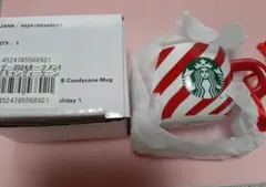 スタバ ホリデー 2024 クリスマス オーナメント マグキャンデーケーン