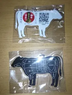 牛の部位図解付きプラスチック製アイテム・2個セット