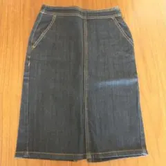 美品　ナチュラルビューティーベーシック　デニム　スカート　　ロペ　オペーク
