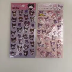 ぷくっとシール クロミ マイメロディ＆クロミ 2セット