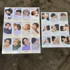 【２種セット】寝顔＆寝相カード 厚紙カード Myojo 付録