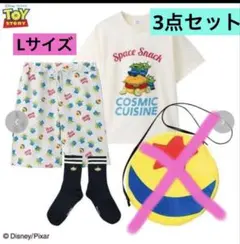 トイストーリー　Tシャツ　ハーフパンツ　ディズニー　アベイル　L 靴下　短パンのサムネイル