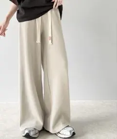 パンツ　レディース　ワイドパンツ スウェットパンツ