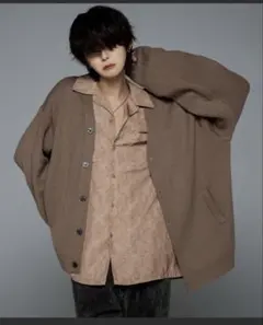 ADRER エクストラクオリティドルマンオーバーカーディガン ベージュSサイズ