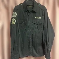 HYSTERIC GLAMOUR ヒステリックグラマー　長袖シャツ　黒