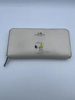 コーチ COACH長財布 ピーナッツ限定コラボ スヌーピープリント F53773