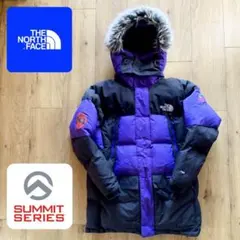 【週末セ－ル】US規格　ノースフェイス パープル　ブラック　サミットシリーズ