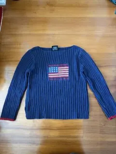 Polo Jeans Ralph Lauren アメリカ国旗　コットンセーター