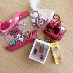 ハローキティ マイメロ　リカちゃん　カプセルトイ 5点セット