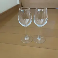4°C ガラス製ペアワイングラス 2個セット