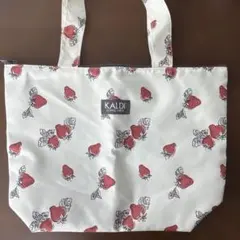 KALDI ストロベリー柄エコバッグ