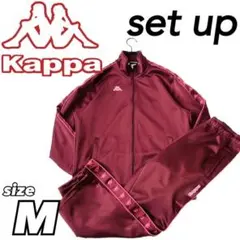 カッパ　トラックジャージセットアップ　ブラウンxピンク　刺繍　90s