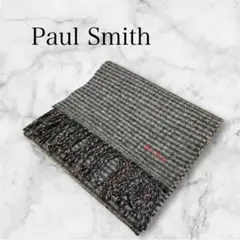 極美品 ポールスミス マフラー ストール ウール × カシミア