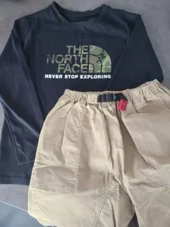 THE NORTH FACE TシャツとAll starショートパンツセット