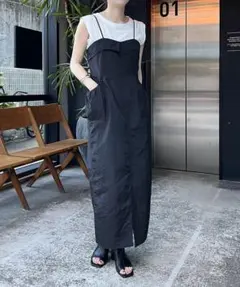 Capricieux Le'mage ウエスト切替キャミワンピース