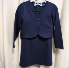 小学校受験　通塾　紺　ジャンパースカート　ジャケットセット