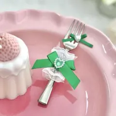 ぬい服 16cm 12cm10cm ぬいぐるみ服 おすわりフォーク グリーン 緑