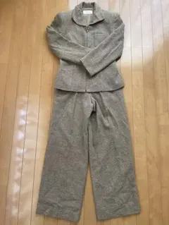 【期間限定値下げ中】 ツイード セットアップ パンツ ブラウン Mサイズ
