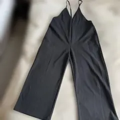 ブラック サロペット レディース