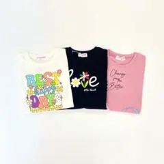 子供服 女の子 130cm 長袖 Tシャツ まとめ売り 新品 YFN6-3