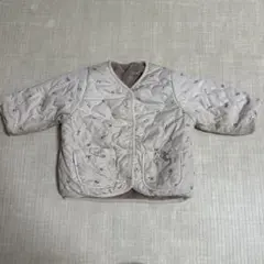 ⛄️petit main 箔プリントリバーシブルジャケット 80cm