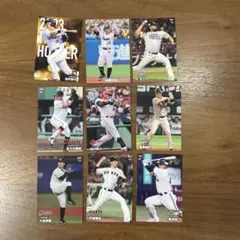 カルビー プロ野球チップス 2024 カード9枚セット