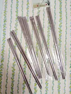 韓国のお箸　未使用おまとめ（中古品2膳あり)