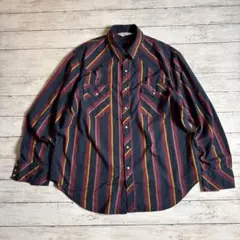 ♡*す様 カナダ製 Rancher ヴィンテージ ウエスタンシャツ ストライプ