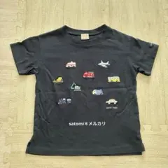 petit main 働く乗り物　刺繍　Tシャツ　110 ③のサムネイル