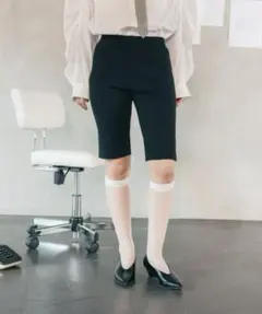 LEPSlM 12ゲージピンタックバイカーパンツ